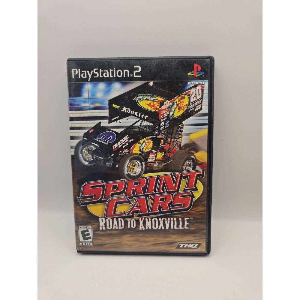 Sprint Cars Road To Knoxville - Sony Playstation 2 PS2  Tested Complete